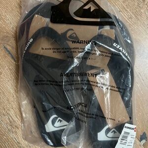 Quiksilver Black and White Sandals